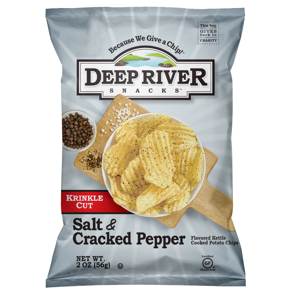 Salt & Cracked Pepper Kettle Cooked Potato Chips